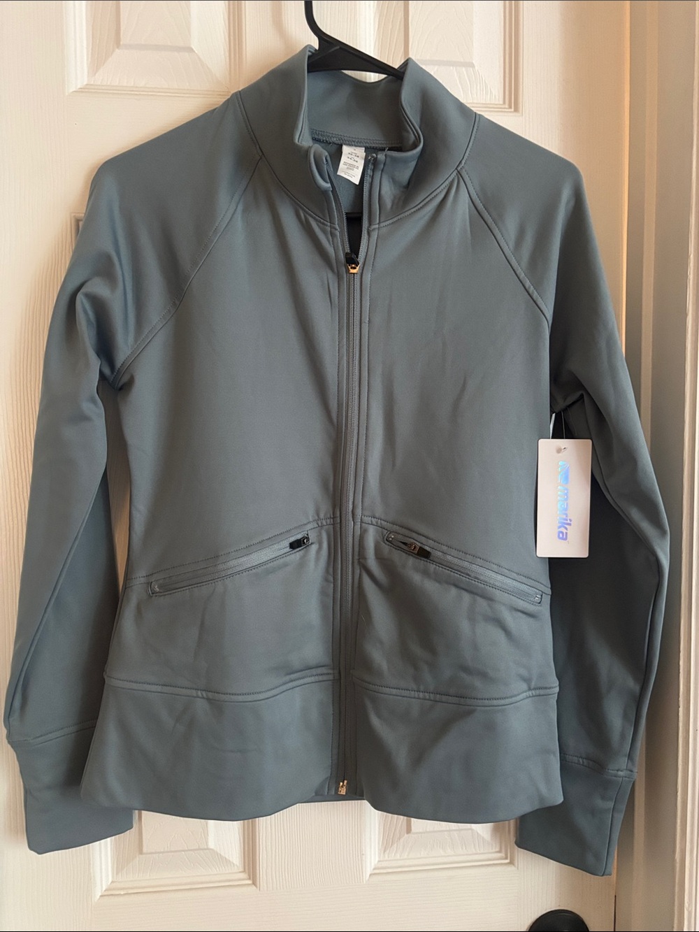 Marika Slate Blue Full-Zip Active Jacket